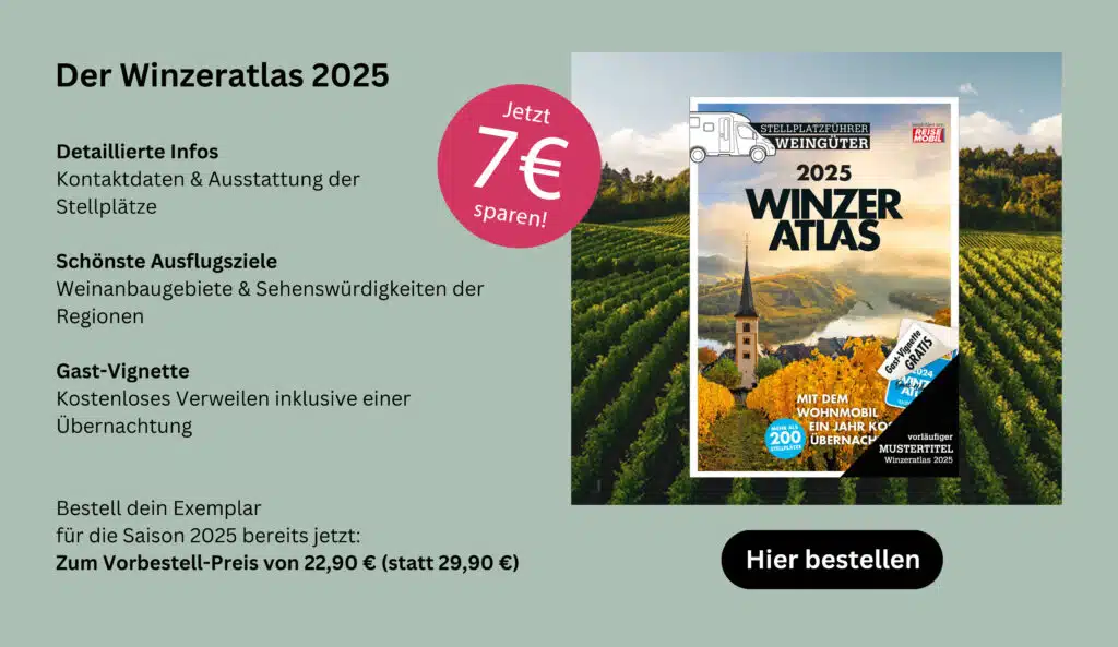 Winzeratlas 2025 Wohnmobil Weingut